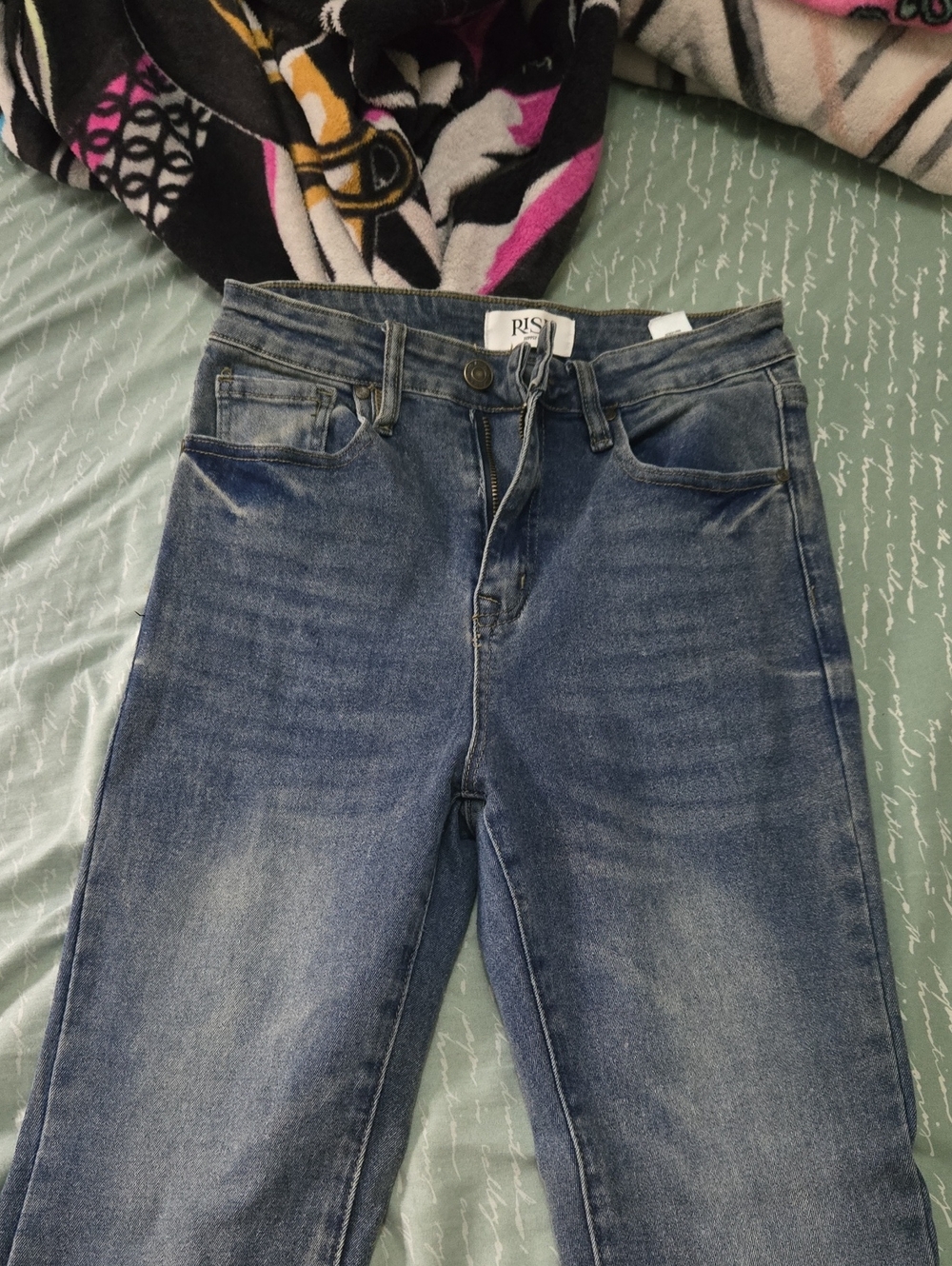 Women's Blue Denim Bell Bottom Jeans
